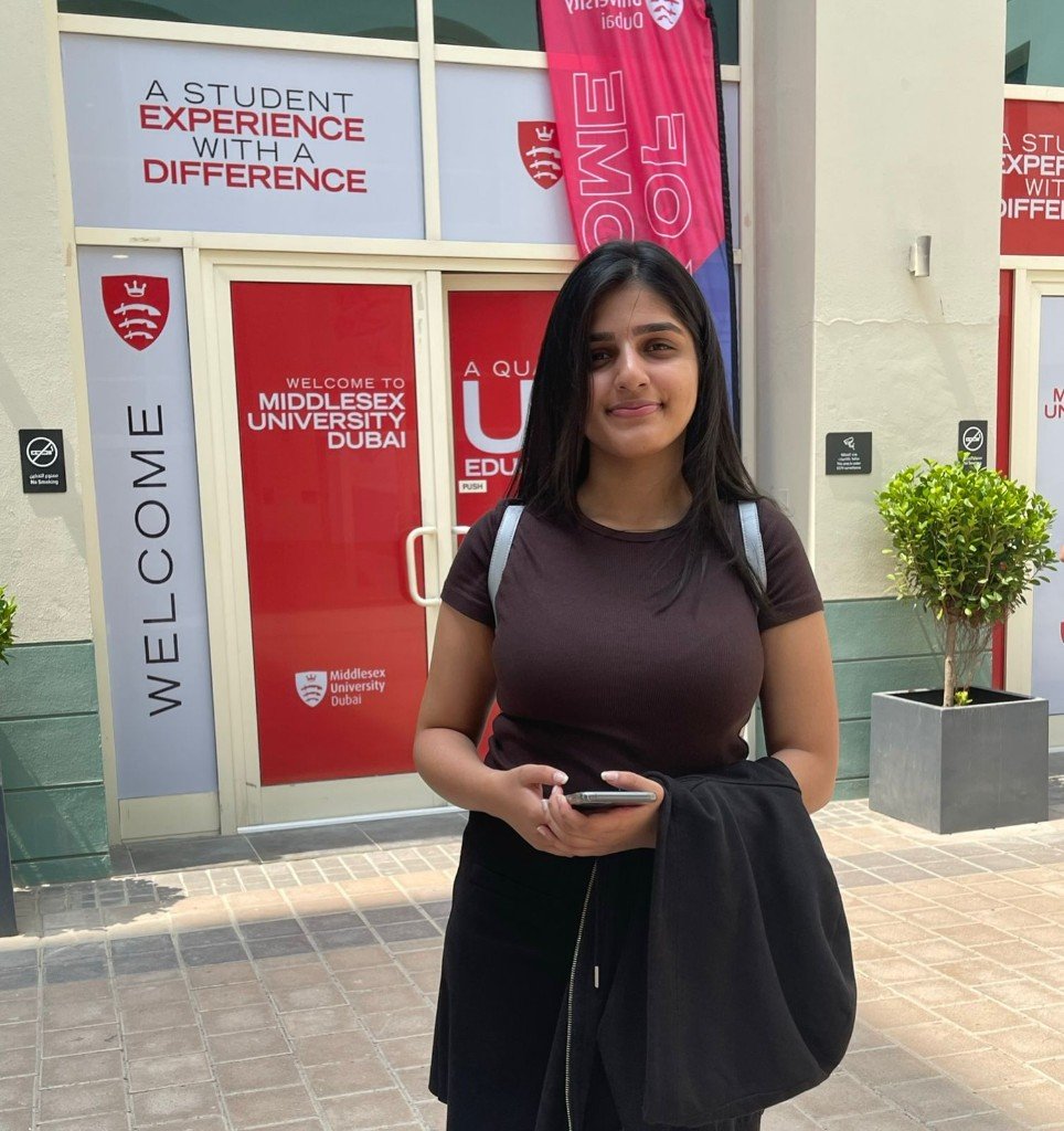 Zainab at Middlesex University, UAE