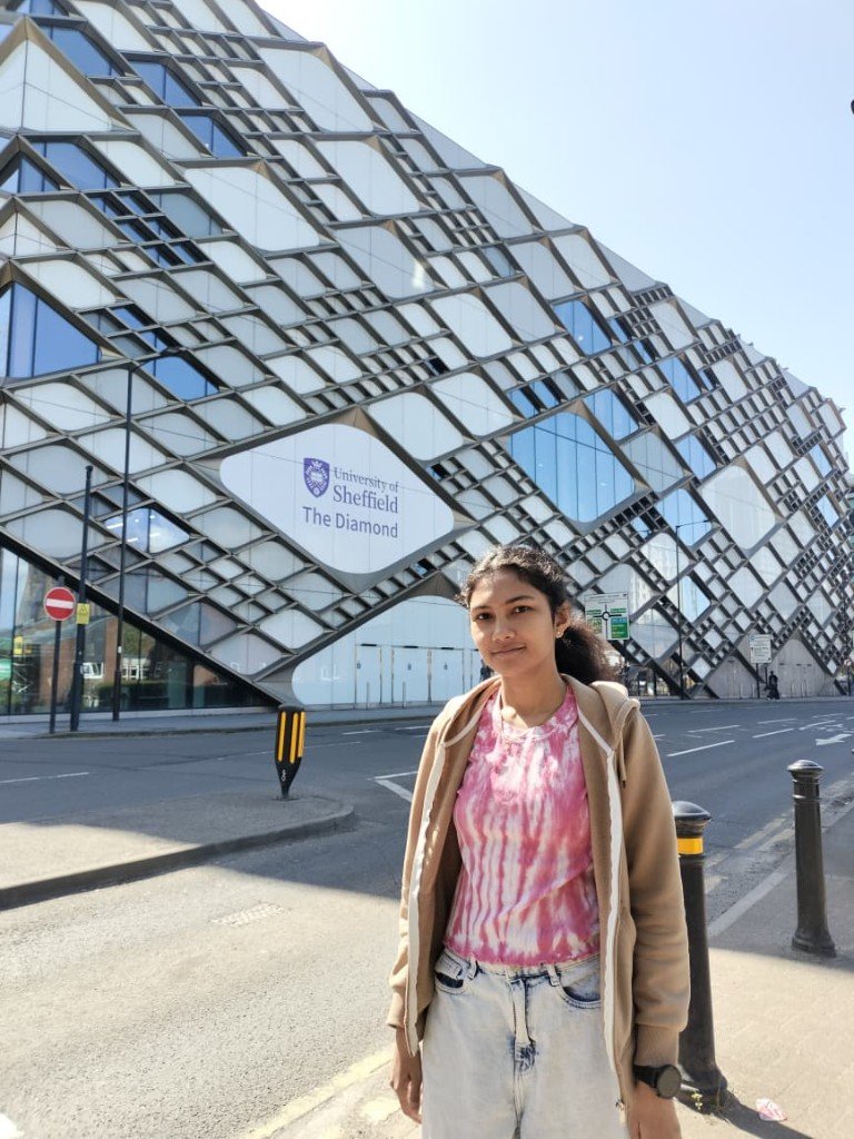 Dharani at University of Sheffield, UK
